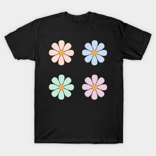 Bib flower pastel daisies T-Shirt